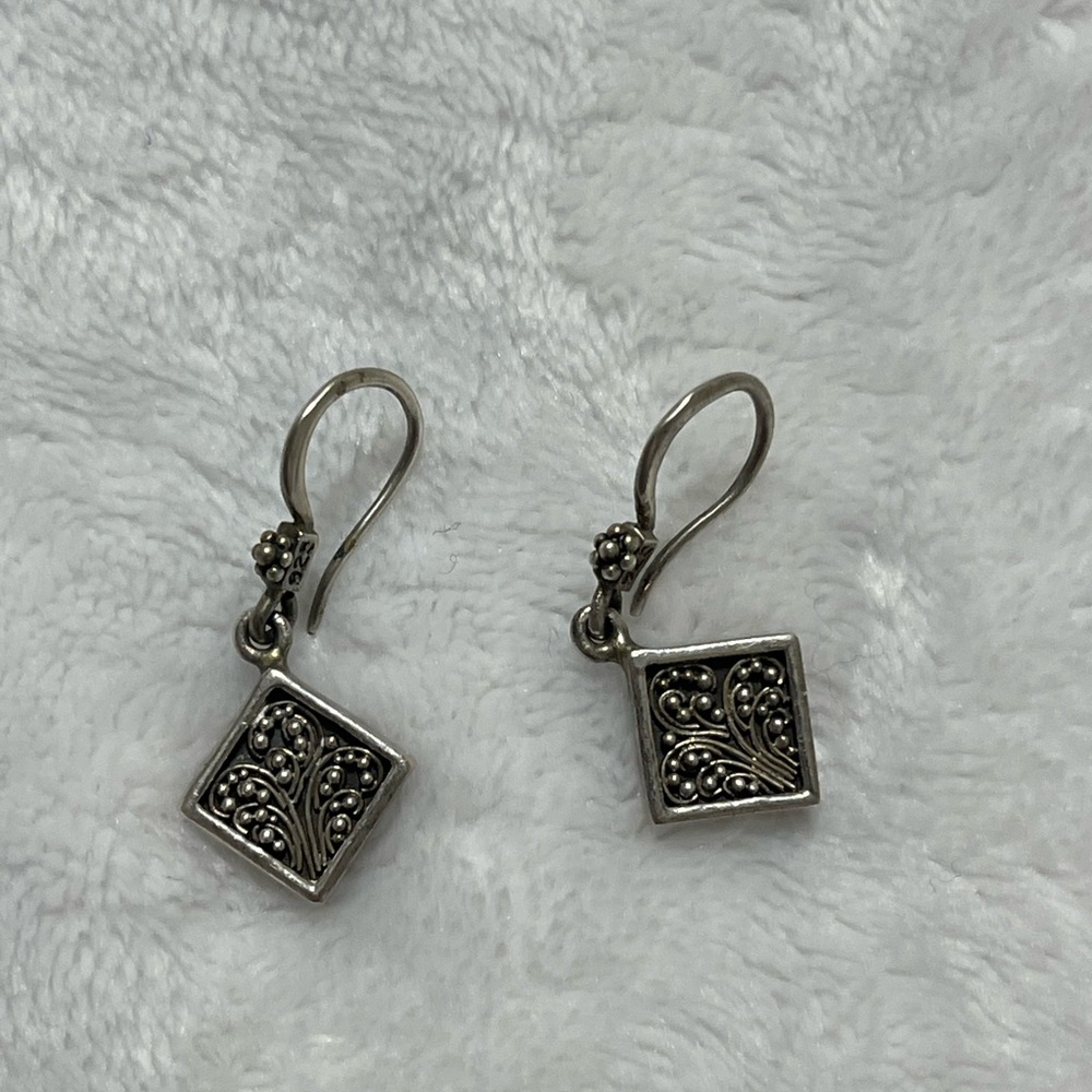 Elegant Silver Dangle Earrings